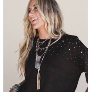 Three Bird Nest Black Short Sleeve Tee - Medium